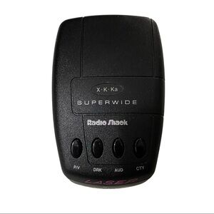 Radio Shack Laser Superwide X K Ka Bands Black Radar, Laser Detector 22-1647
